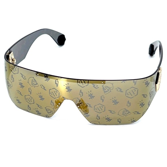 NEW!!!  PHILIPP PLEIN Sunglasses Plein Hero SPP029 Col.300L Authentic - Picture 11 of 13